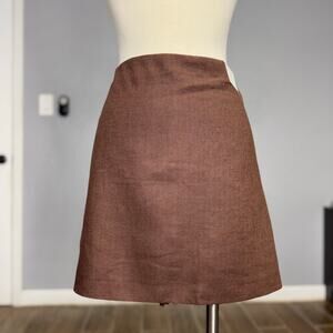 The A&F Scarlett Mini Skort Ultra High Rise, Brown, XL